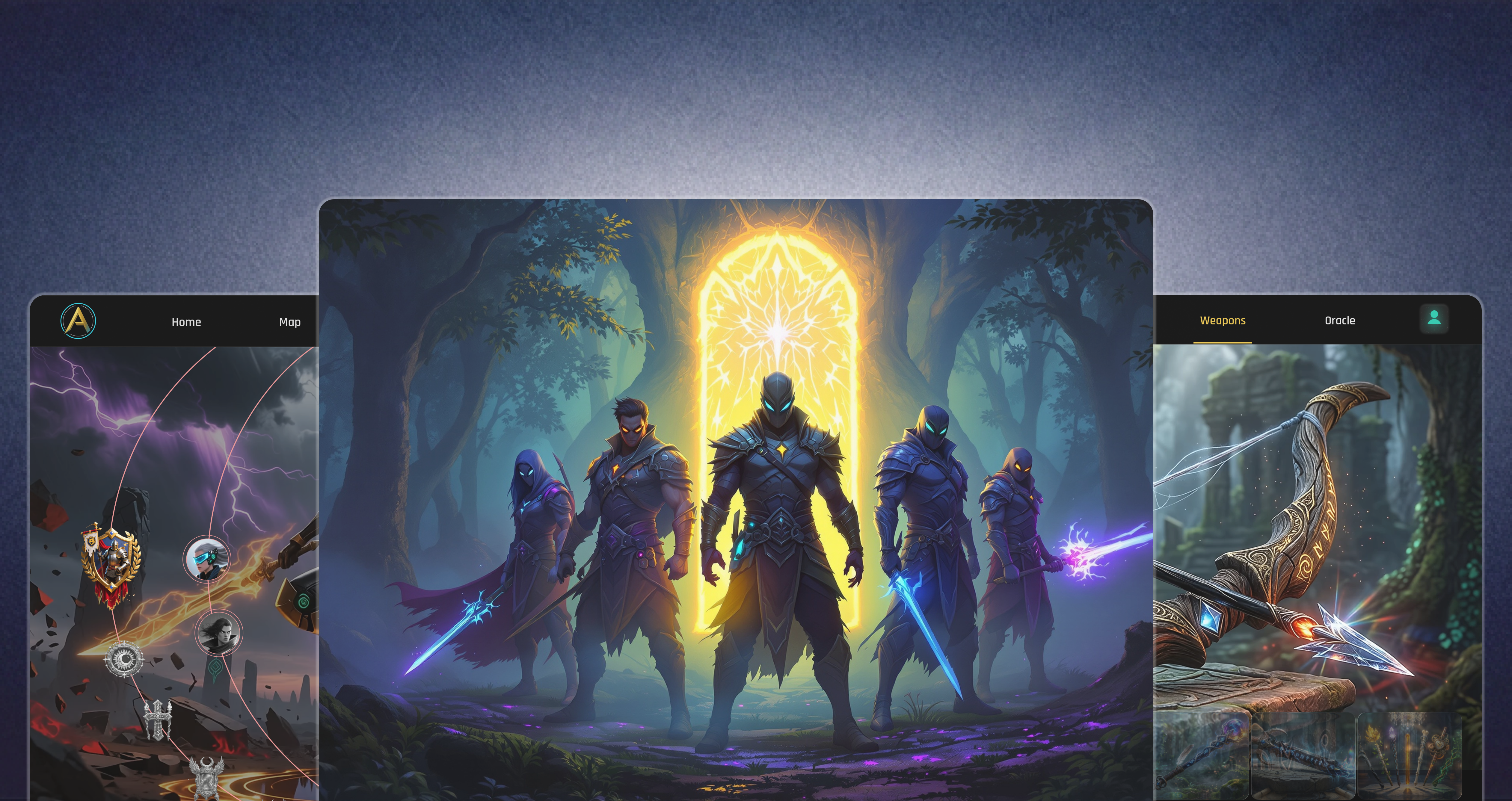 Aetherion-Game Website showcase