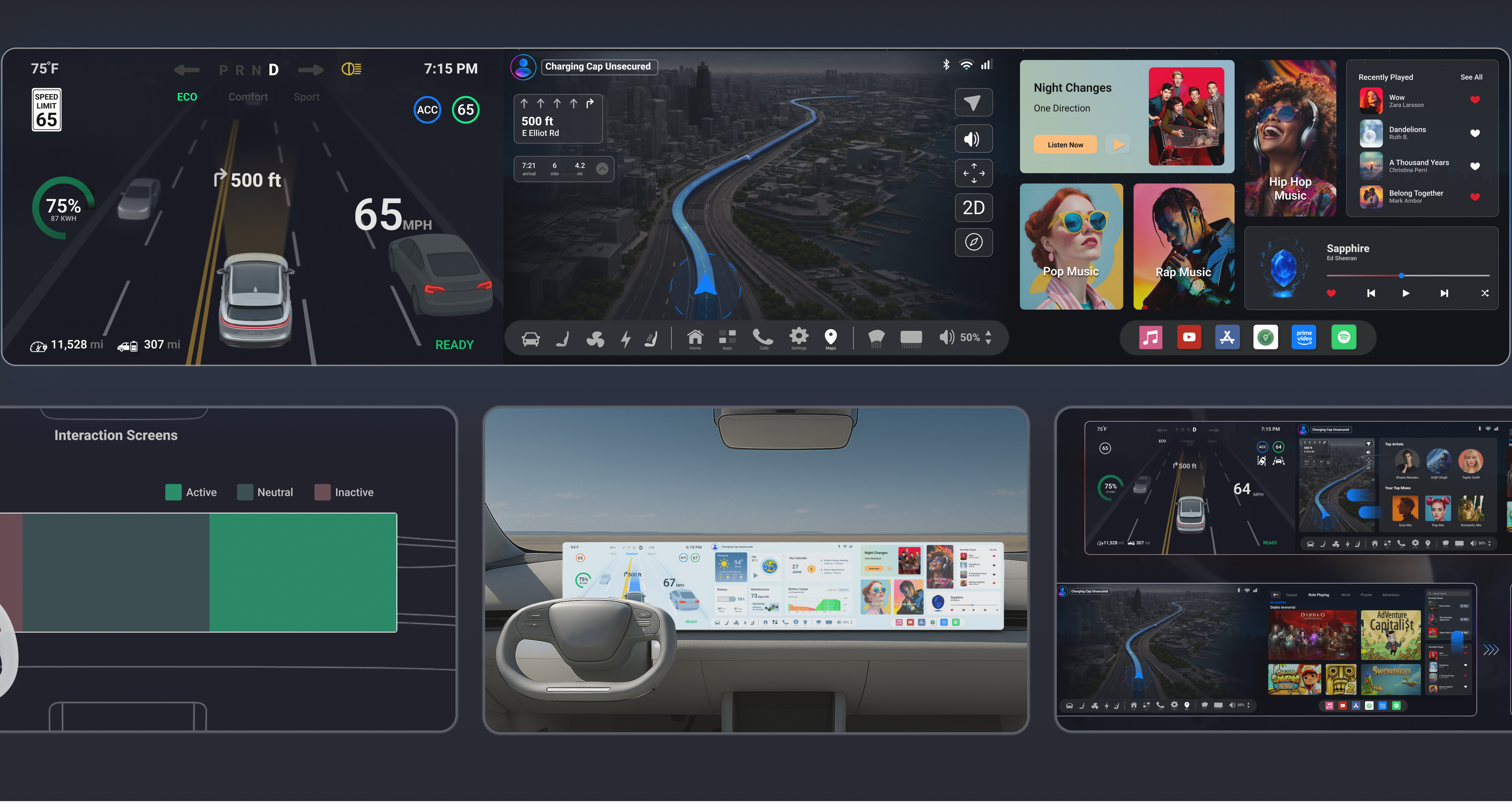 Next-Gen Automotive HMI showcase
